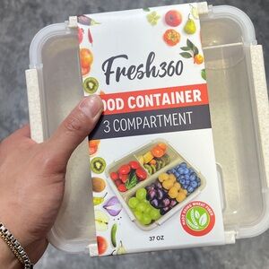 fresh 360 3-Compartment Meal Prep Container